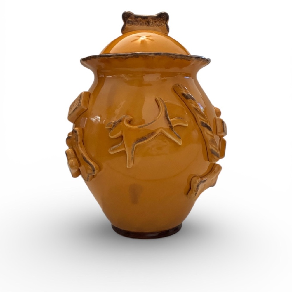 Carmel Ceramica Dog Treat Jar